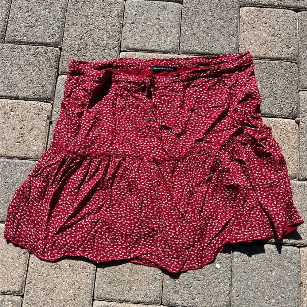 BRANDY MELVILLE red tie skirt